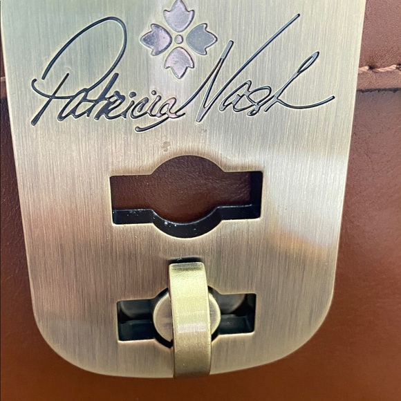 Patricia Nash Rich Brown Leather Crossbody Bag - Picture 2 of 10